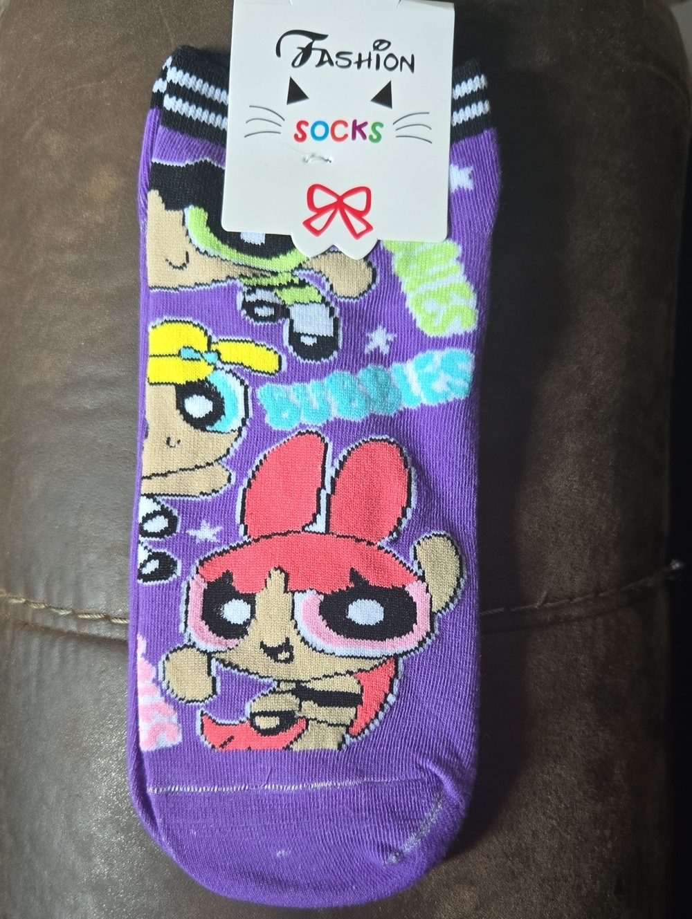 3/$10 Bundle Deals Purple Powerpuff Girls Socks